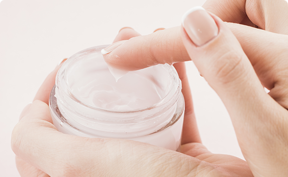 Breast surgery post-op: scar care with ointments and patches