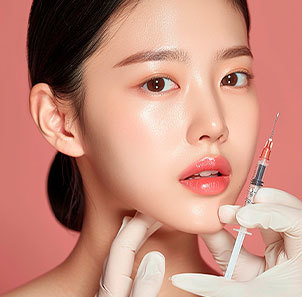 Step 1 extracting unnecessary fat from thighs or buttocks for PRP fat grafting at NANA Plastic Surgery