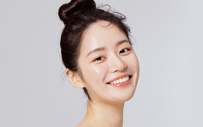 Before and after mini facelift lifting skin and fascia layer for V-line effect without bone surgery at NANA Korea