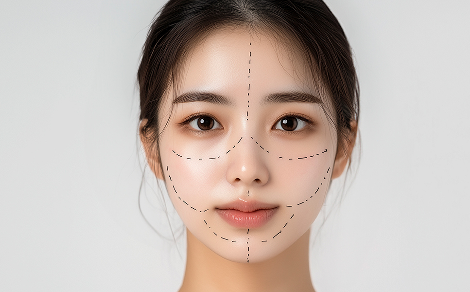 Mid facelift candidate 3 nasolabial folds forming regardless of age at NANA Plastic Surgery