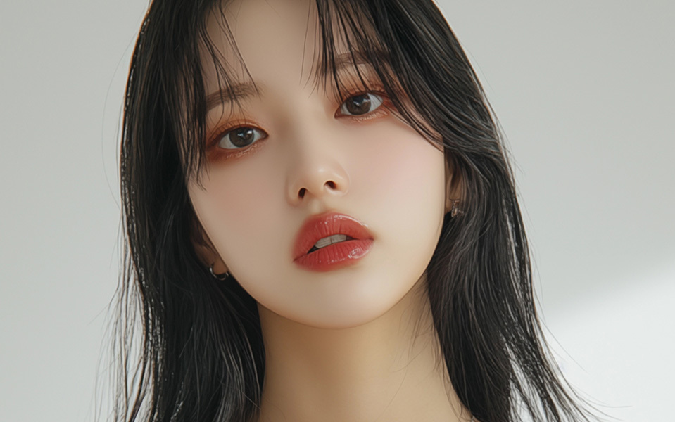 Before and after ptosis correction surgery for clearer more defined eyes at NANA Plastic Surgery Korea
