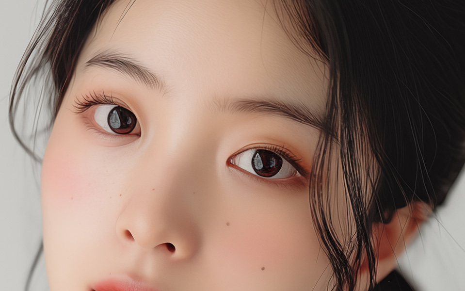 Ptosis correction for eyes with eyelids covering pupils causing tired droopy appearance at NANA