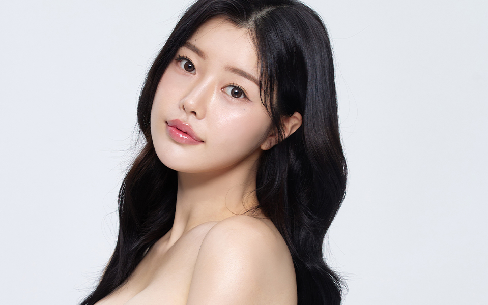 Before and after chin tip augmentation with silicone implant at NANA Plastic Surgery Korea