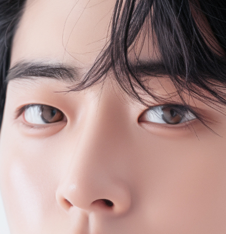 Male eye surgery recommended for men who desire larger eyes without double eyelids at NANA Korea