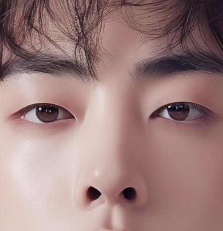 Male eye surgery recommended for men with heavily drooping eyelids difficult to open at NANA Korea