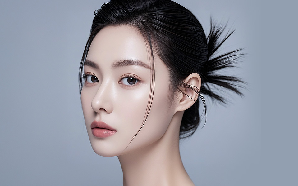 Before and after autologous tissue rhinoplasty using own cartilage at NANA Plastic Surgery Korea