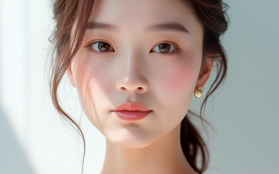 Before and after dorsal hump reduction surgery for a smooth refined nasal bridge at NANA Plastic Surgery Korea